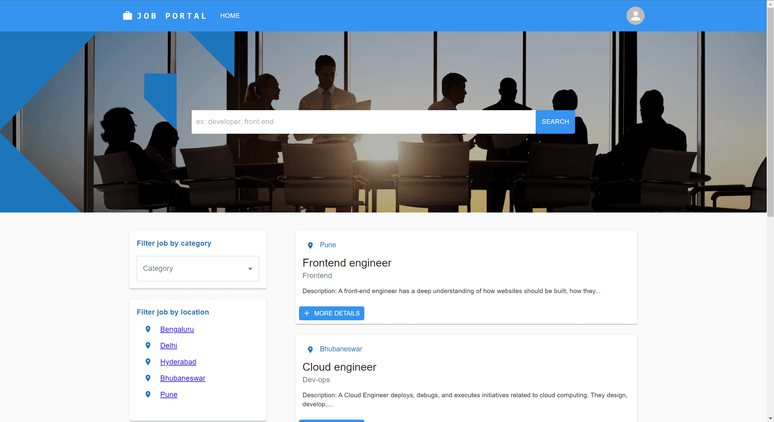 Job Search Portal